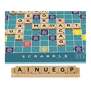 Scrabble 2 az 1-ben társasjáték, fa