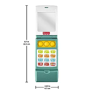 Fisher-Price Râzi și înveți – Telefon pliabil (maghiară, engleză, poloneză, cehă și slovacă)