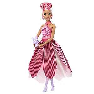 Barbie Virágvarázs Meglepetés baba - Rózsa
