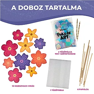 Bűbájműhely: Virágcsodák - set creativ (lb. maghiară)