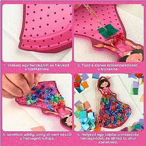 Bűbájműhely: Álomszép hercegnők - set creativ (lb. maghiară)