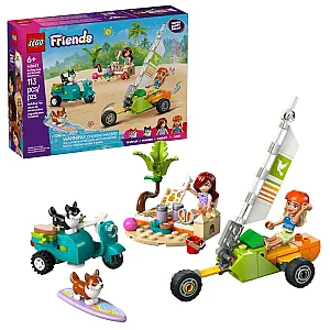 LEGO® Friends 42641 – Kutyás szörf- és robogókaland