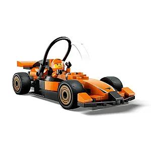 LEGO® City 60442 – Pilot F1® cu mașină de curse McLaren