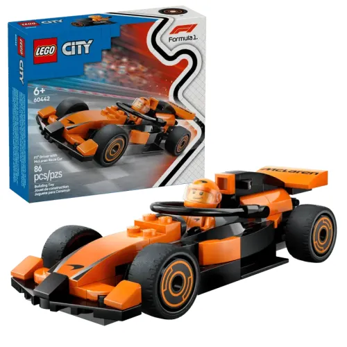 LEGO® City 60442 – F1® pilóta McLaren versenyautóval