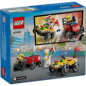 LEGO® City 60458 – Versenycsomag: Pizza furgon vs. tűzoltóautó