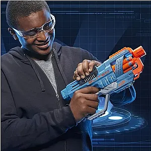 NERF Elite 2.0 Commander RD-6 – blaster cu săgeți din spumă