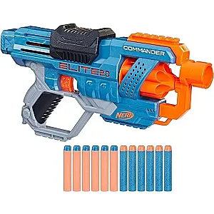 NERF Elite 2.0 Commander RD-6 – blaster cu săgeți din spumă