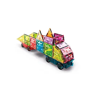 Geomag Magnetic Tiles Gems járművekkel (24 db)