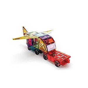 Geomag Magnetic Tiles Gems járművekkel (24 db)