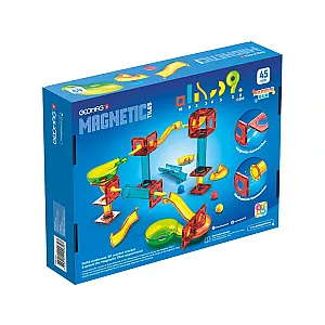 Geomag Magnetic Tiles mágneses golyópálya építőjáték (45 db)
