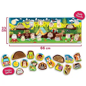 Carotina Baby puzzle panoramic – Pădure
