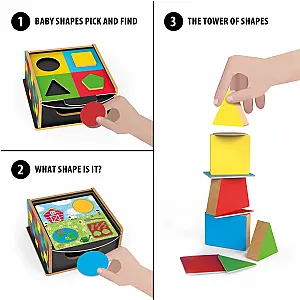 Headu – Sortator de forme din lemn Montessori