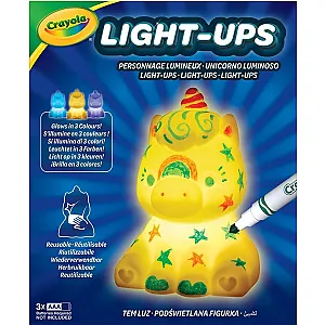 Crayola Light-Ups: Unicorn – lampă de veghe lavabilă și colorabilă
