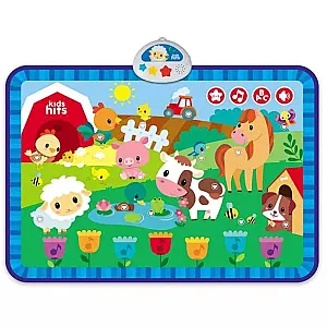 Kids Hits – Covor de joacă cu sunete și lumini (Ferma veselă)