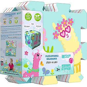 Trefl – Láma habszivacs puzzle (8 db)
