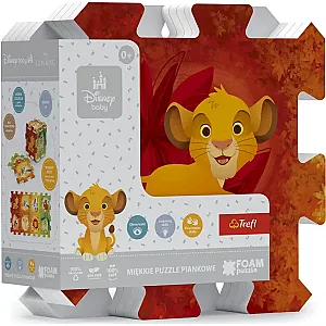 Trefl – Puzzle din spumă Disney Regele Leu (8 piese)