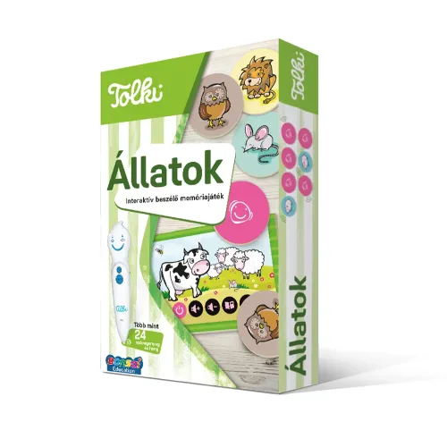 Tolki interaktív memóriajáték - Állatok în limba maghiară