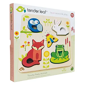 Tender Leaf puzzle senzorial cu animale