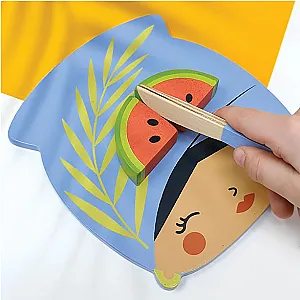 Tender Leaf – set de tăiat fructe din lemn