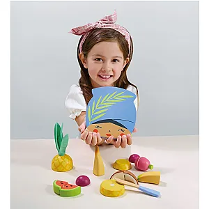 Tender Leaf – set de tăiat fructe din lemn