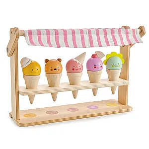 Tender Leaf – set gelaterie din lemn
