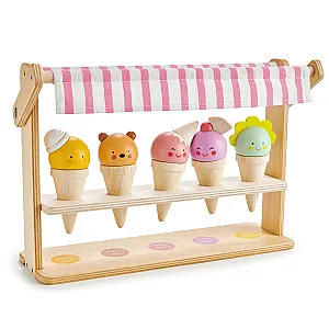 Tender Leaf – set gelaterie din lemn