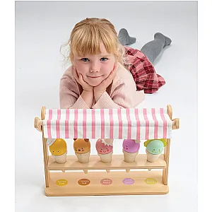 Tender Leaf – set gelaterie din lemn