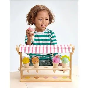 Tender Leaf – set gelaterie din lemn