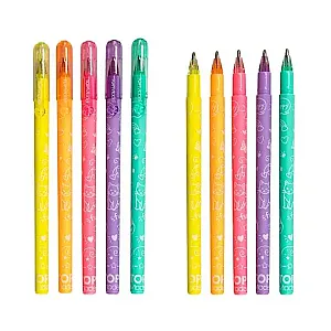 TOPModel Neon Doodle carte de colorat cu pixuri gel 1-13217