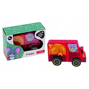 Trefl Tiny Tails tractor magnetic din lemn