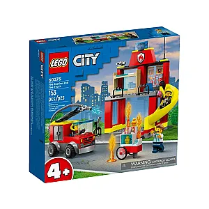 LEGO® CITY 60375 - Stație de pompieri și autospecială