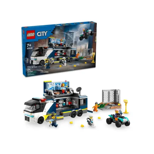 LEGO® CITY 60418 – Rendőrségi mozgó bűnügyi labor 