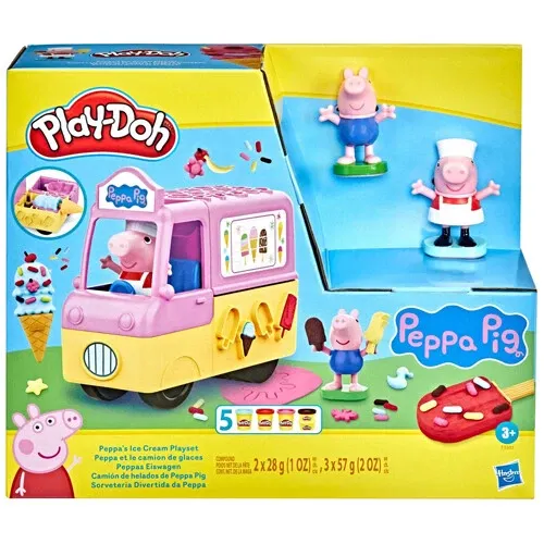 Play-Doh Peppa malac fagyis autó játékszett