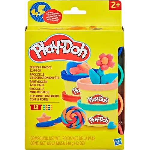Play-Doh Treats and Party Favours – 12 darabos mini gyurmakészlet