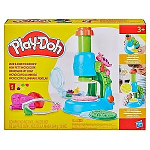 Play-Doh Világító mikroszkóp gyurmaszett