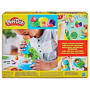 Play-Doh Világító mikroszkóp gyurmaszett