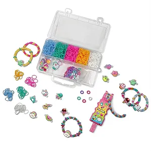 Rainbow Loom set Cutie Club pentru brățări