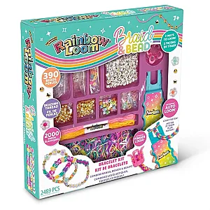 Rainbow Loom set Loomi-Pals pentru brățări cu elastice și mărgele 
