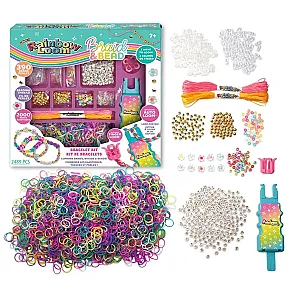 Rainbow Loom set Loomi-Pals pentru brățări cu elastice și mărgele 