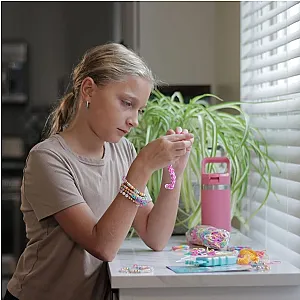 Rainbow Loom set Loomi-Pals pentru brățări cu elastice și mărgele 