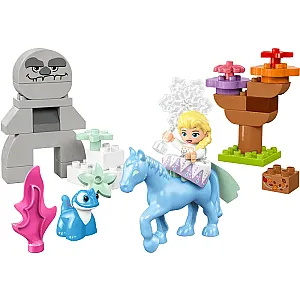 LEGO® DUPLO® 10418 Elsa și Bruni în pădurea fermecată