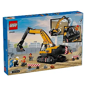LEGO® City 60420 – Excavator galben de construcții 