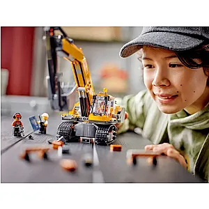 LEGO® City 60420 – Excavator galben de construcții 