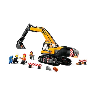 LEGO® City 60420 – Excavator galben de construcții 