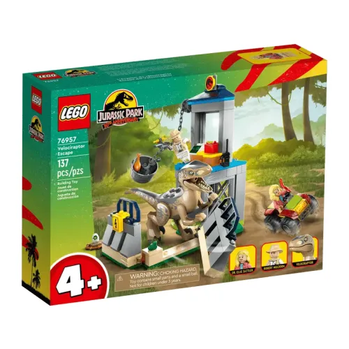 LEGO® Jurassic World 76957 – Evadarea unui Velociraptor