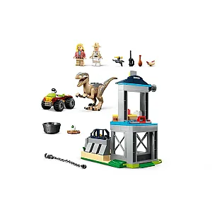 LEGO® Jurassic World 76957 – Evadarea unui Velociraptor