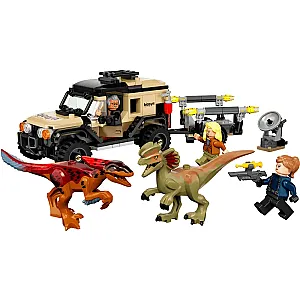 LEGO® Jurassic World 76951 – Transport de Pyroraptor și Dilophosaurus