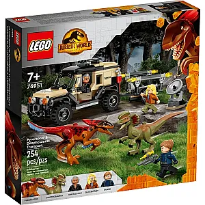 LEGO® Jurassic World 76951 – Transport de Pyroraptor și Dilophosaurus