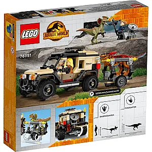 LEGO® Jurassic World 76951 – Transport de Pyroraptor și Dilophosaurus