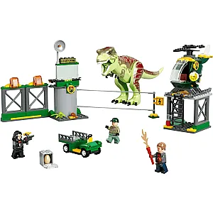 LEGO® Jurassic World 76944 – Evadarea dinozaurului T. rex
